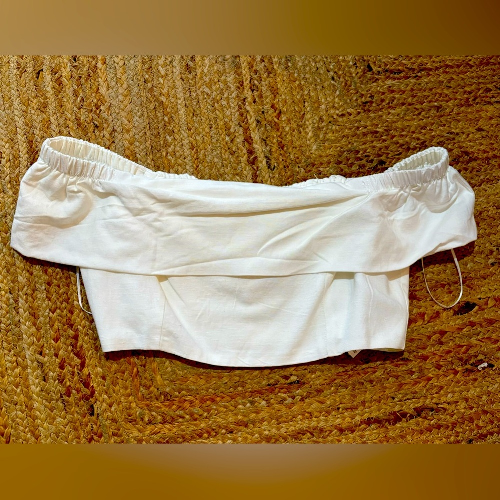 White crop top by SMF